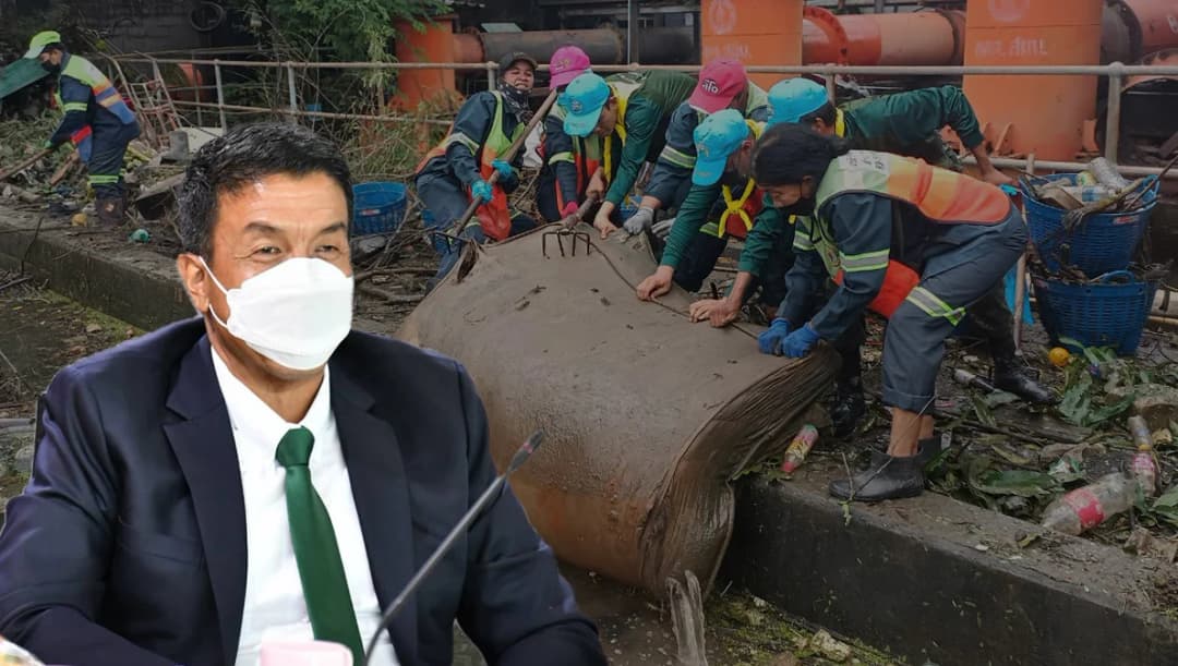 ผู้ว่าฯ ชัชชาติเผย 4 ปัจจัยทำน้ำท่วมกรุงเทพฯ เตือน ปปช.ใกล้ 3 คลองระดับน้ำวิกฤต ยกของขึ้นที่สูงด่วน