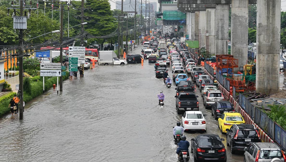กทม.เตรียมรับน้ำท่วม เย็นนี้ถึงค่ำจะมีฝนตกซ้ำ 7 เขต
