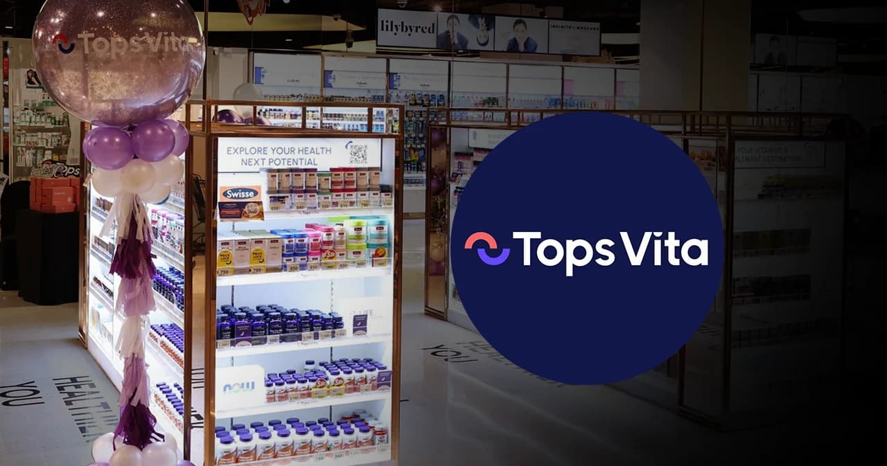 ‘เซ็นทรัล รีเทล’ รุกธุรกิจใหม่ เปิดตัวร้านขายวิตามิน ‘TopsVita’ ตั้งเป้า 5 ปี ขยาย 400 สาขา
