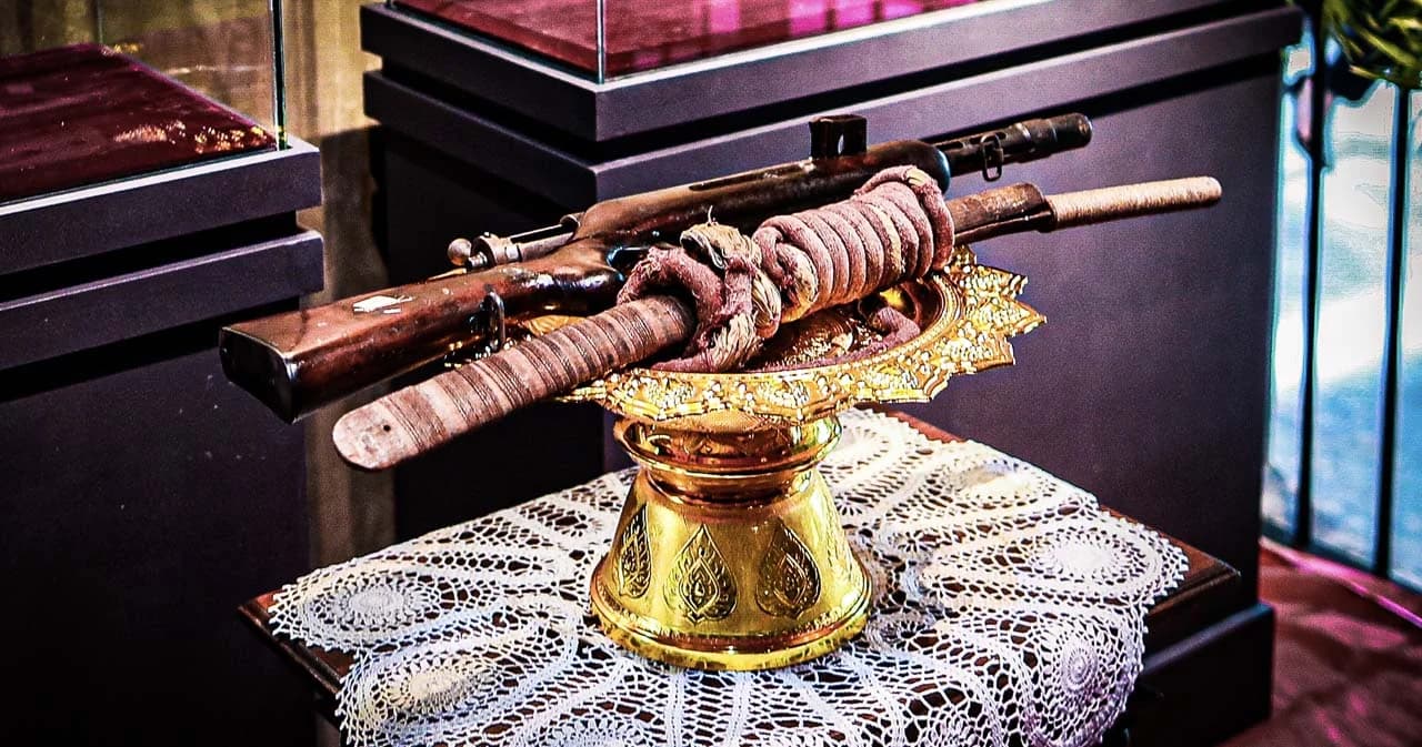 เปิดภาพหาชมยาก ดาบของเพชฌฆาตคนสุดท้าย-ปืนประหารชีวิต