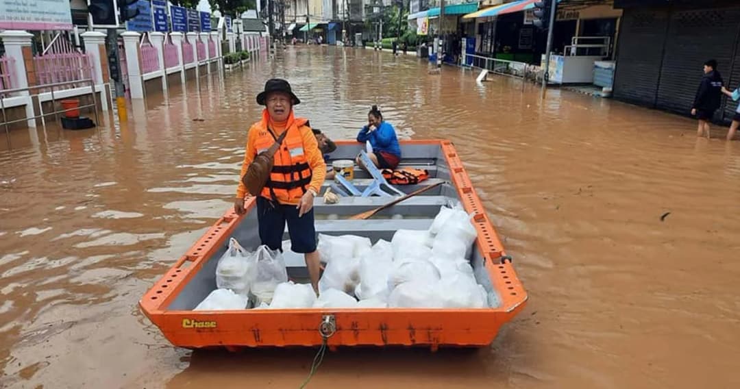 ปภ. รายงานยังคงมีน้ำท่วม 18 จังหวัด และน้ำล้นตลิ่งในลุ่มน้ำเจ้าพระยา 5 จังหวัด