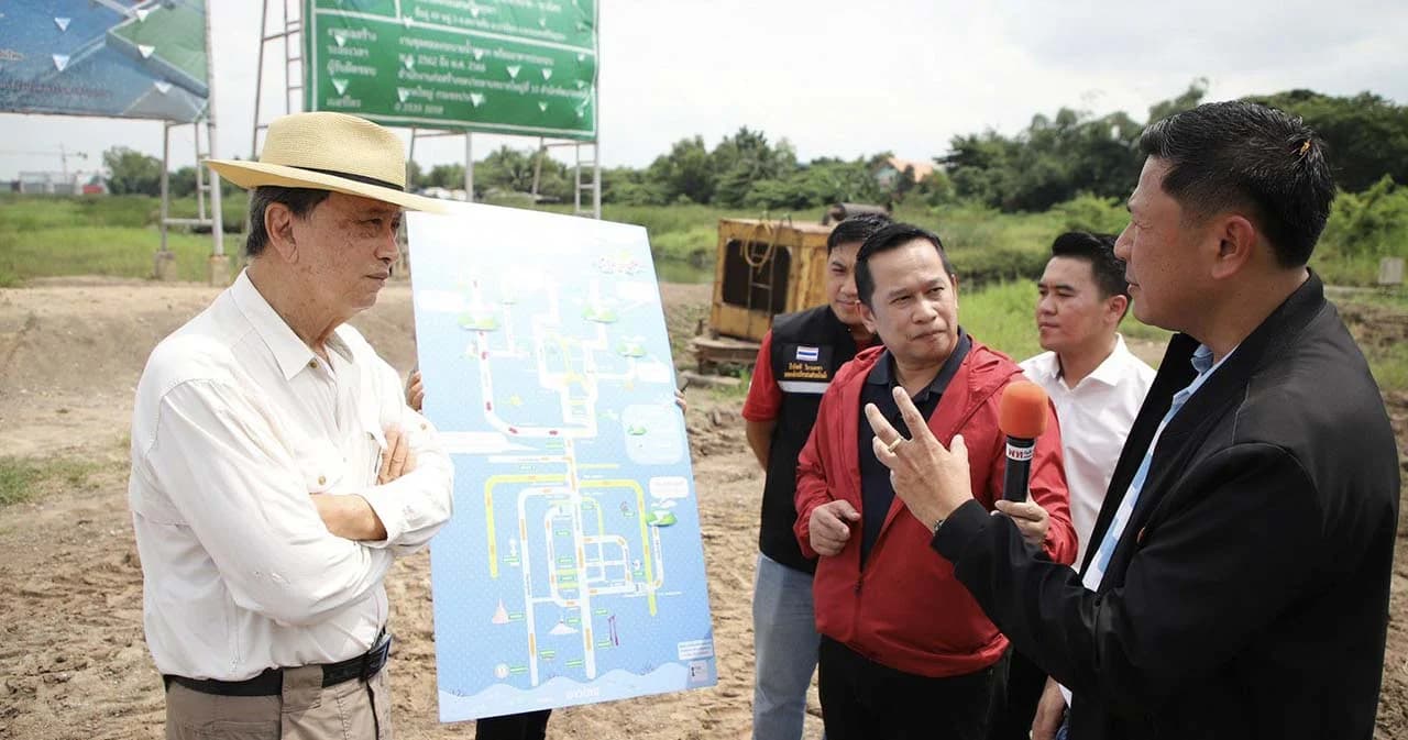 ‘ปลอดประสพ’ นำ ‘เพื่อไทย’ ลงพื้นที่เตรียมฟื้นโครงการน้ำ 3.5 แสนล้าน
