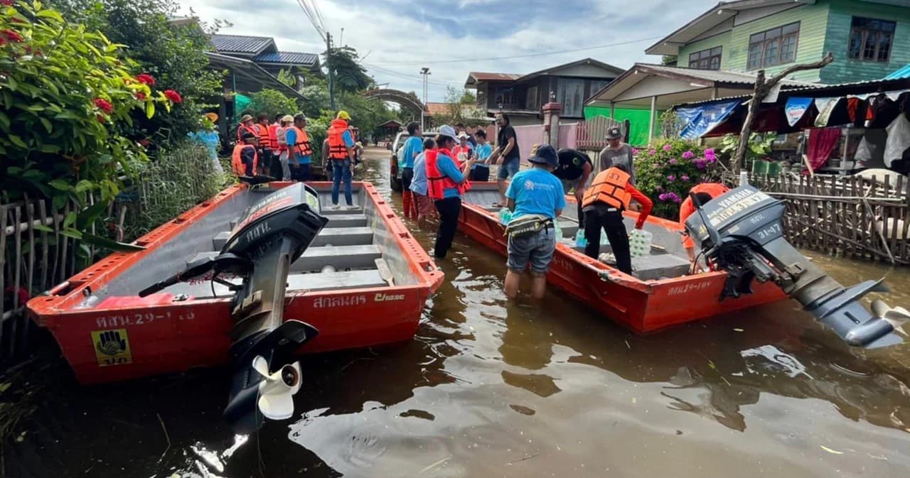 ปภ.รายงานยังคงมีน้ำท่วมในพื้นที่ 25 จังหวัด ได้รับผลกระทบ 154,090 ครัวเรือน