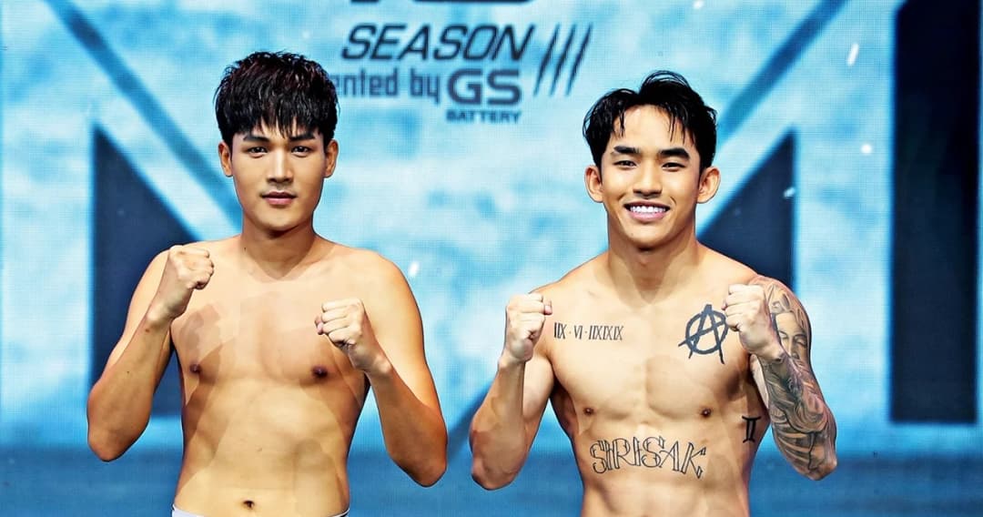 ‘10 Fight 10 ซีซั่น 3’ เปิดผลชั่งน้ำหนักคู่ที่ 2 ‘ลำเพลิน วงศกร’ ชกกับ ‘เอนัน IRONBOY’