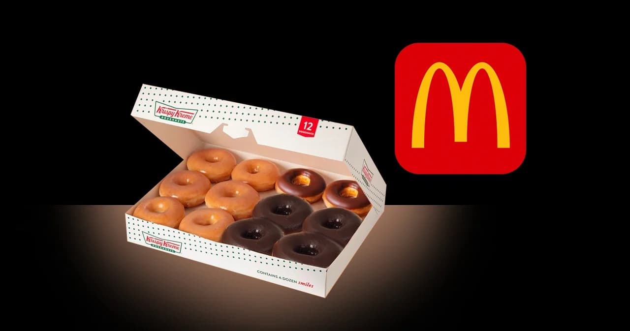 McDonald’s จะขายโดนัท Krispy Kreme นำร่อง 9 สาขาในสหรัฐฯ