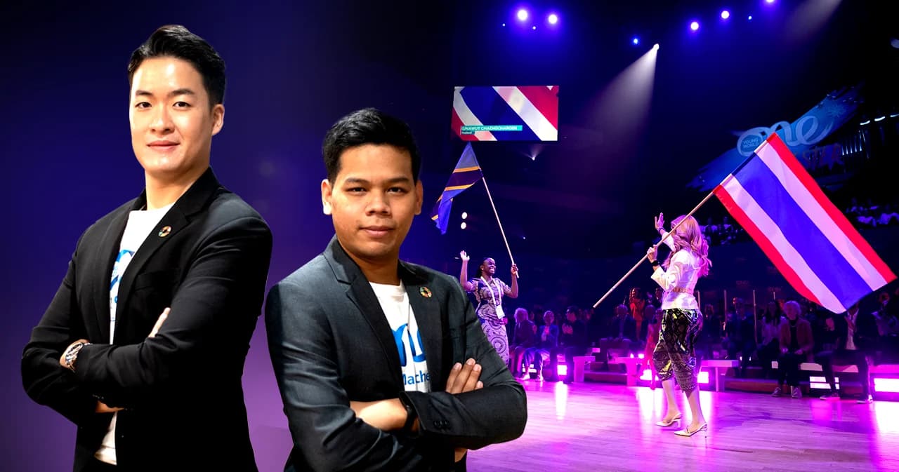 พูดคุยกับ สิทธิโกมล-ทยา ตัวแทนเยาวชนไทยจากเครือซีพีที่ “ไป...เพื่อเปลี่ยน” บนเวทีโลก One Young World 2022