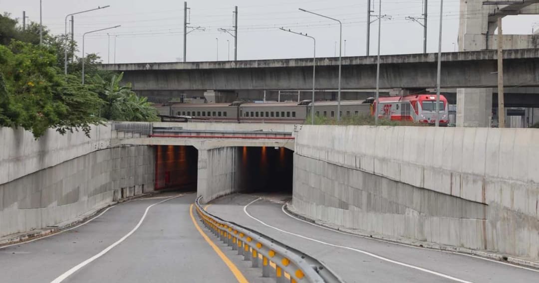 อุโมงค์ลอดใต้ทางรถไฟและถนนรถไฟ ช่วงบางซื่อ-จตุจักร-วัดเสมียนนารี เปิดใช้งาน 1 พ.ย. นี้