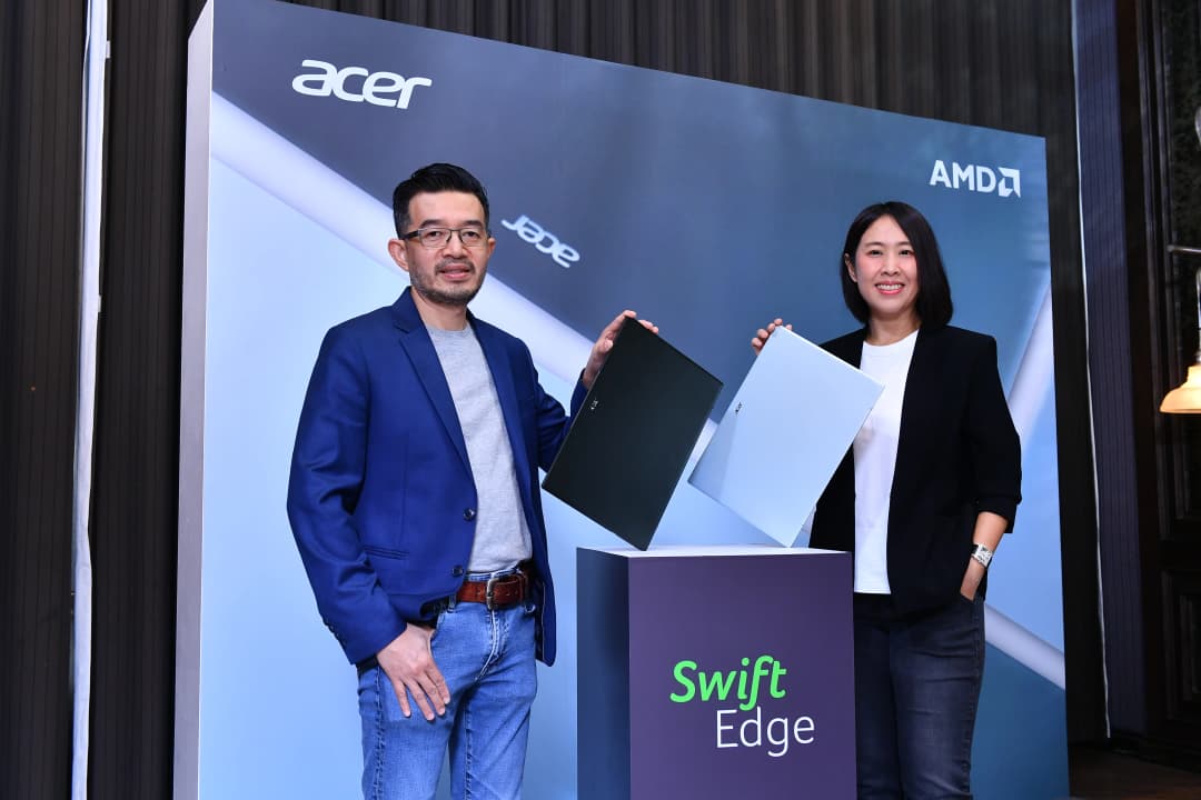 Acer เปิดตัว Acer Swift Edge โน้ตบุ๊กจอ OLED 16 นิ้ว น้ำหนักเบาที่สุดในขนาดหน้าจอเดียวกัน 