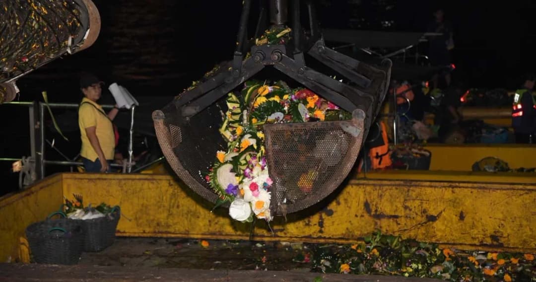 กทม.จะเริ่มเก็บกระทงในแม่น้ำเจ้าพระยา 2 ทุ่มคืนนี้เป็นต้นไป