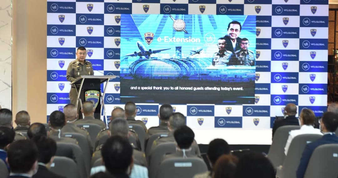 สตม.เปิดตัว ‘e-Extension’ ต่างชาติยื่นขออยู่ต่อทางออนไลน์ ได้วีซ่าภายใน 3 นาที