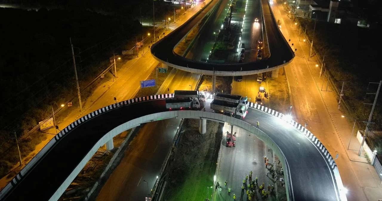 เปิดใช้แล้ว สะพานลอยกลับรถบนถนนพระราม 2 ที่พังถล่มทับรถจนมีผู้เสียชีวิต