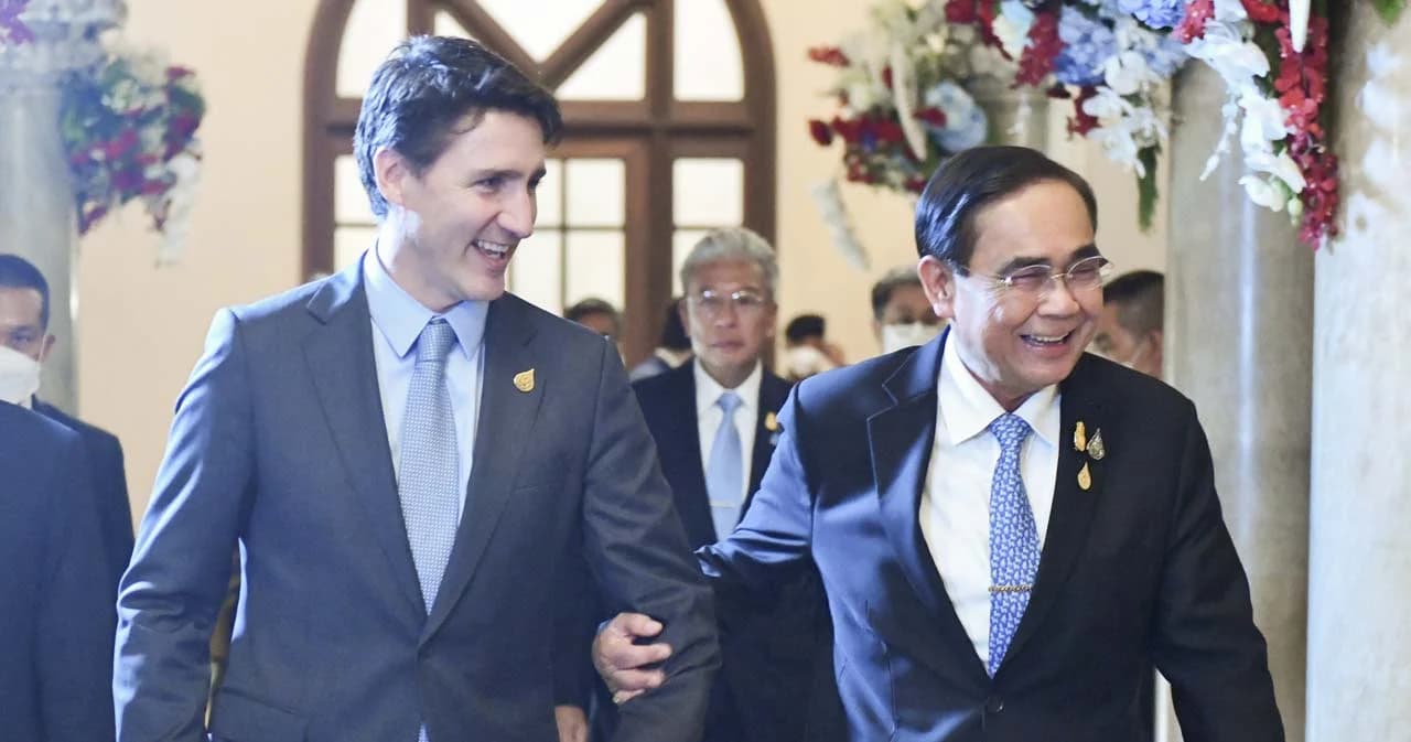 ‘ทรูโด’ นายกฯ แคนาดา ยินดีสายการบิน Air Canada จะเปิดเส้นทางบินตรงมาไทย