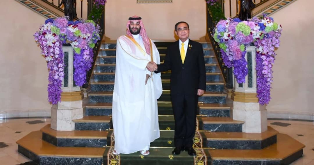 นายกฯ เข้าเฝ้าฯ หารือกับมกุฎราชกุมารและนายกรัฐมนตรีแห่งราชอาณาจักรซาอุดีอาระเบีย