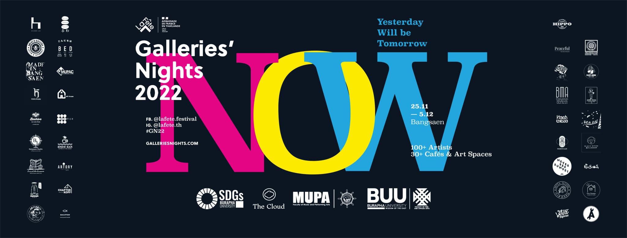 ท่องชมศิลปะยามราตรี กับ Galleries’ Nights 2022 ที่บางแสน 25 พ.ค. – 5 ธ.ค. นี้