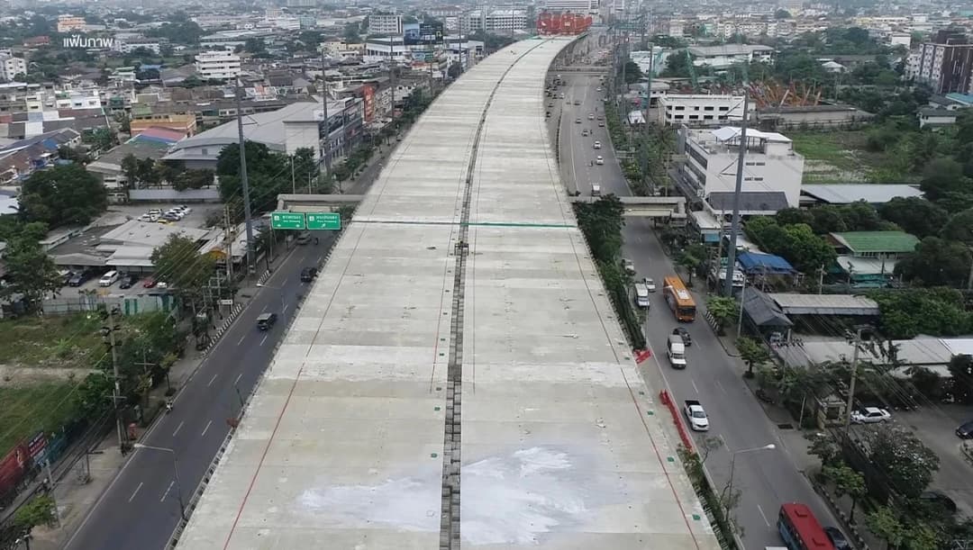 ปิดถนนพระราม 2 ตั้งเสาส่งไฟฟ้าแรงสูง ปิดจราจรเวลาไหนบ้าง เช็กที่นี่