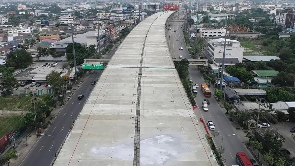 ปิดถนนพระราม 2 ตั้งเสาส่งไฟฟ้าแรงสูง ปิดจราจรเวลาไหนบ้าง เช็กที่นี่