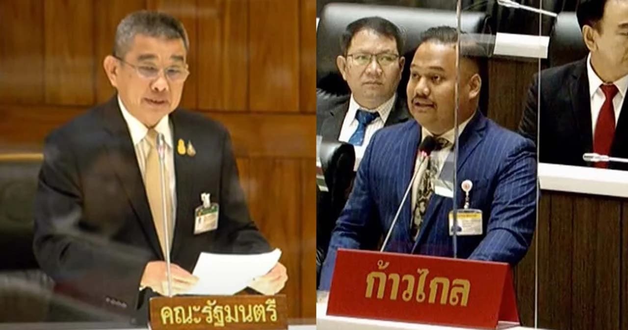 ‘ณัฐชา ก้าวไกล’ ตั้งกระทู้ถาม เรือหลวงสุโขทัยอับปาง ด้าน ‘พล.อ.ชัยชาญ’ โยนกองทัพเรือสอบ