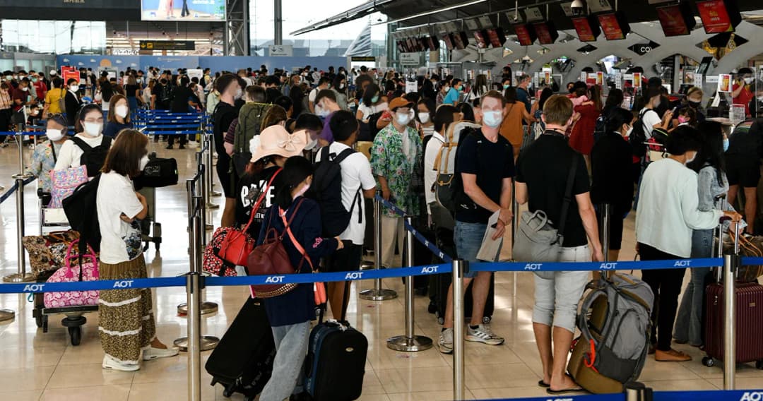 กพท.ออกข้อกำหนดบินเข้าไทยต้องแสดงผลวัคซีน 2 เข็ม เริ่ม 9 ม.ค.นี้