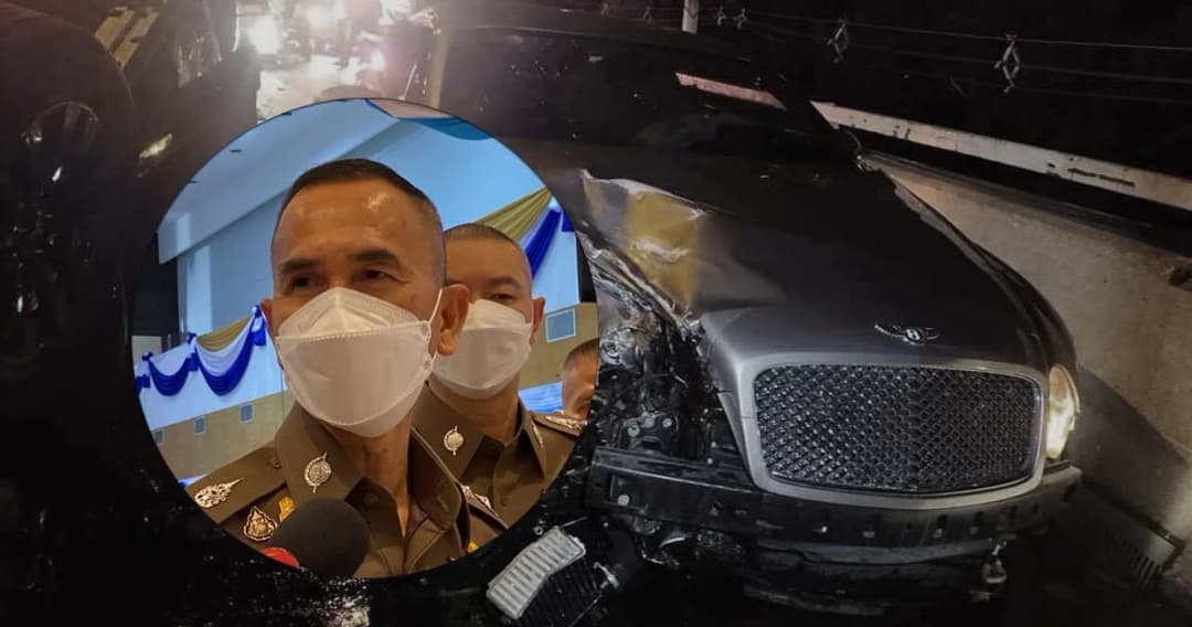 ‘พล.ต.ต.จิรสันต์’ รองผบช.น. เผยคดีชนบนทางด่วน พบสารเสพติดในเลือดคนขับรถเบนท์ลีย์