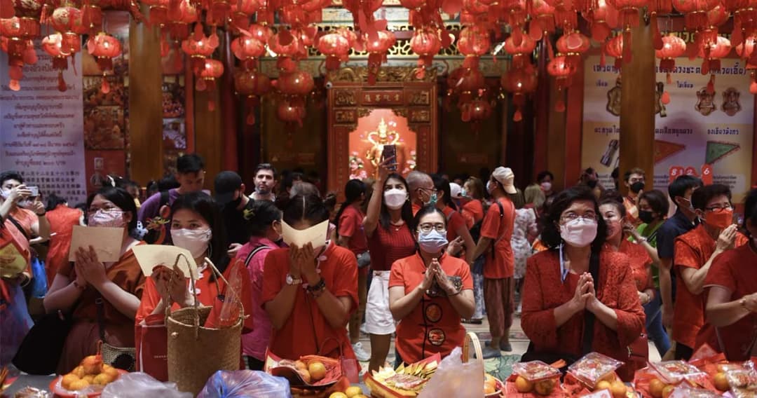 ไทยเป็นประเทศปลายทางอันดับ 1 ที่นักท่องเที่ยวทั่วโลก สนใจมาเยือนช่วงตรุษจีน 2566