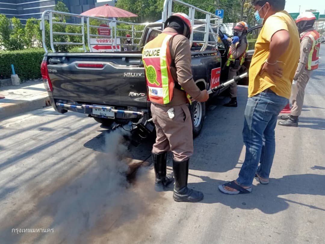 สรุปผลตรวจรถยนต์ 81,759 คัน พบควันดำกว่า 30% พ่นห้ามใช้ค่า 597 คัน