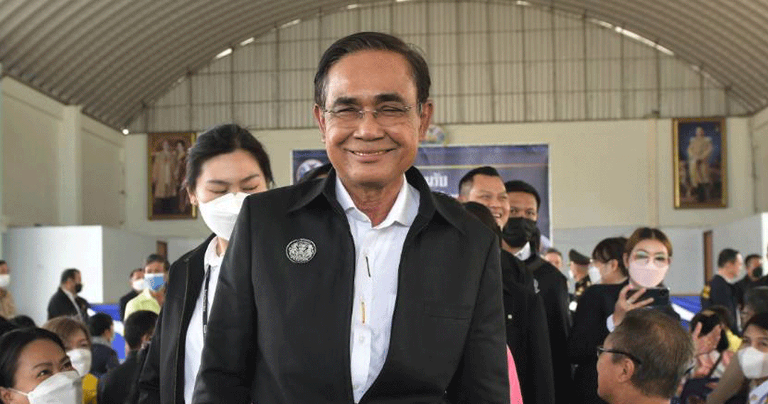 พล.อ.ประยุทธ์ ไม่ปฏิเสธลงปาร์ตี้ลิสต์เบอร์หนึ่ง ‘รวมไทยสร้างชาติ’