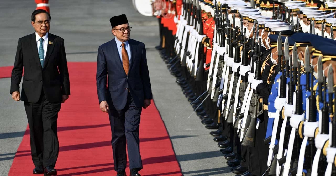 ‘อันวาร์ อิบราฮิม’ นายกฯ มาเลเซีย เยือนไทยในฐานะแขกของรัฐบาล