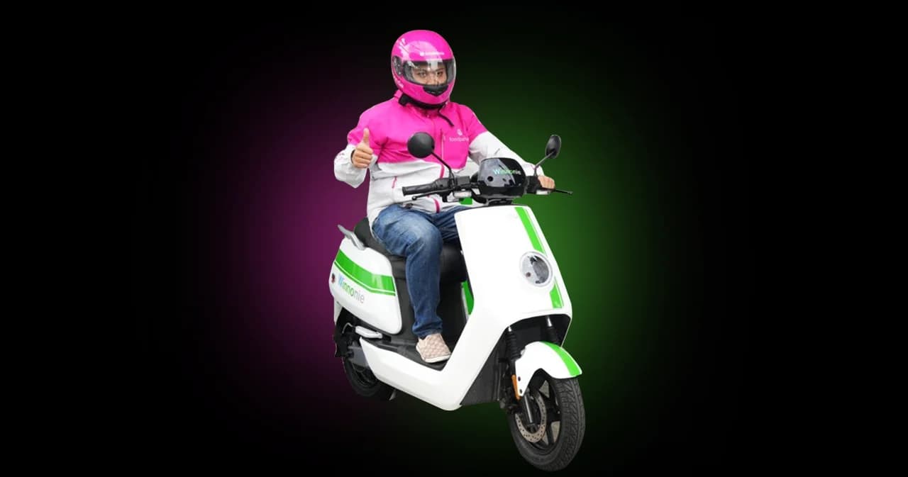 foodpanda ผนึก Winnonie ให้เช่า ‘มอเตอร์ไซค์ไฟฟ้า’ ค่าใช้จ่ายเฉลี่ยวันละ 130 บาท
