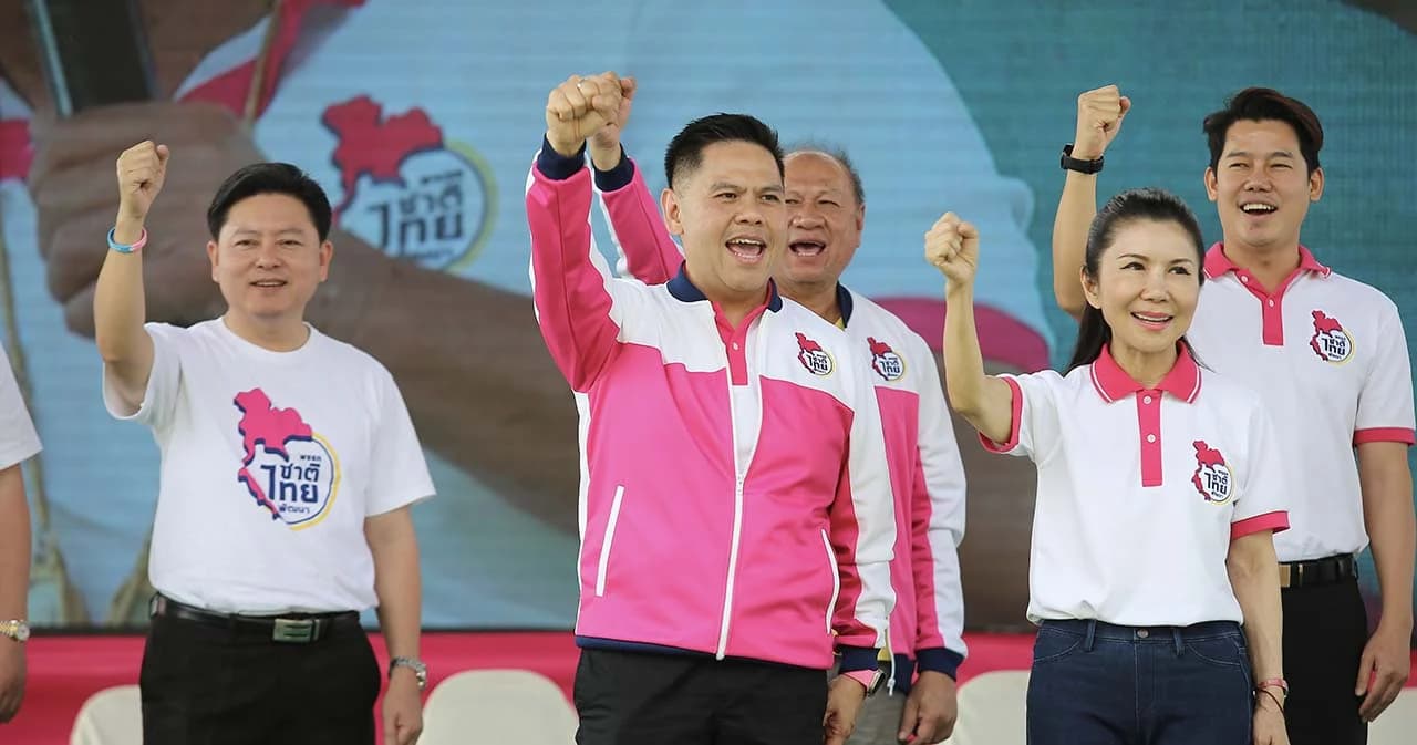 เลือกตั้ง 66 ชาติไทยพัฒนา ย้ำนโยบาย “ว้าว ไทยแลนด์” แจกพันธุ์ข้าว ลั่นต้องส.ส.ยกจังหวัดสุพรรณบุรี