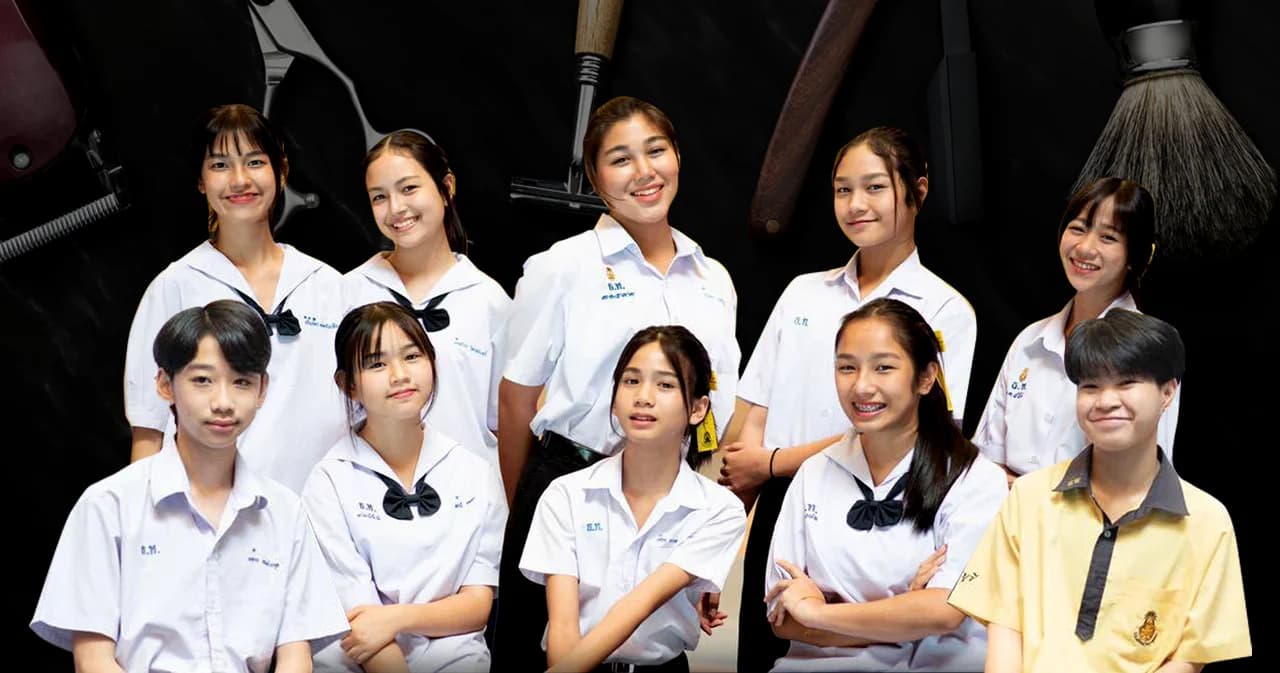 เปิดใจนักเรียนโรงเรียนมัธยมวัดธาตุทอง ‘มีความสุข-เป็นตัวของตัวเอง’ หลังได้ไว้ผมตามเพศวิถี