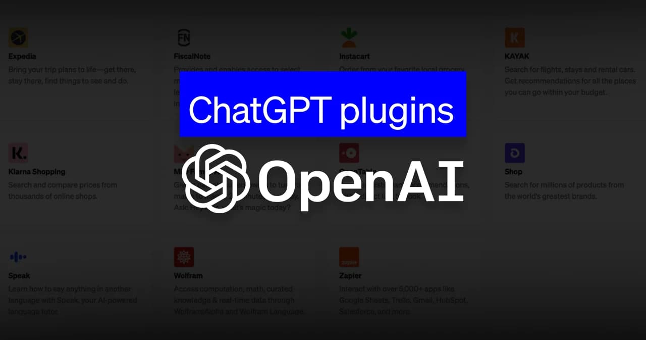Open AI เปิด ChatGPT plugins ให้บริษัทอื่นทำปลั๊กอินเชื่อมต่อ ChatGPT เข้ามาพัฒนาระบบให้บริการของบริษัทนั้น