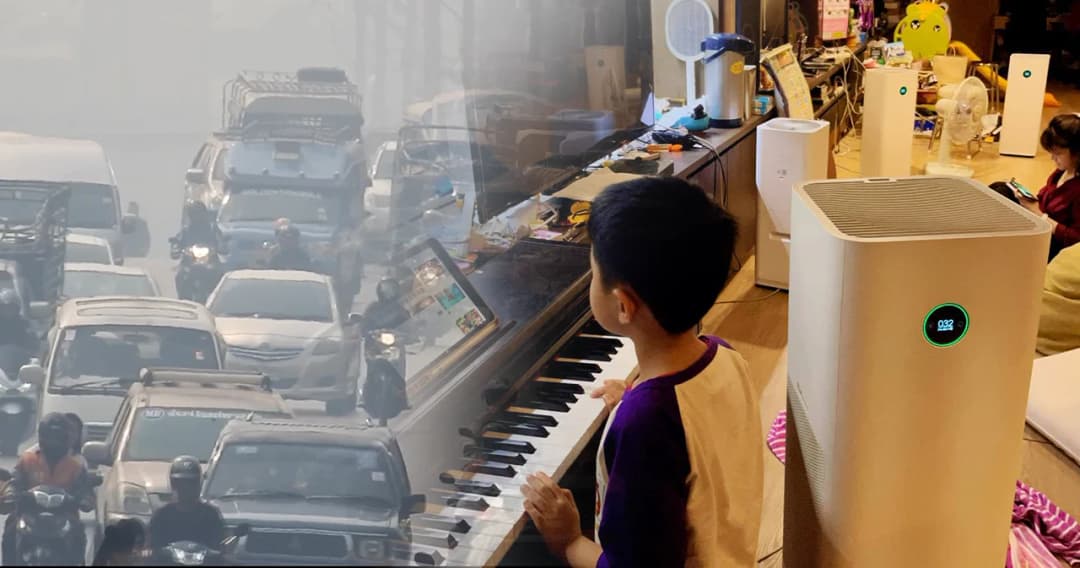 เปิดใจคนแม่สาย วิกฤตฝุ่นPM2.5 วิกฤตปอดคนเหนือ เครื่องฟอกอากาศ 9 ตัว เอาไม่อยู่