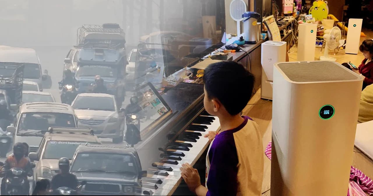 เปิดใจคนแม่สาย วิกฤตฝุ่นPM2.5 วิกฤตปอดคนเหนือ เครื่องฟอกอากาศ 9 ตัว เอาไม่อยู่