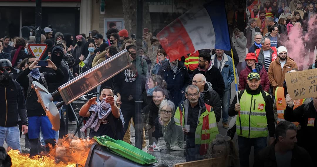 ฝรั่งเศสประท้วงใหญ่ค้านรัฐบาลปฏิรูประบบบำนาญ