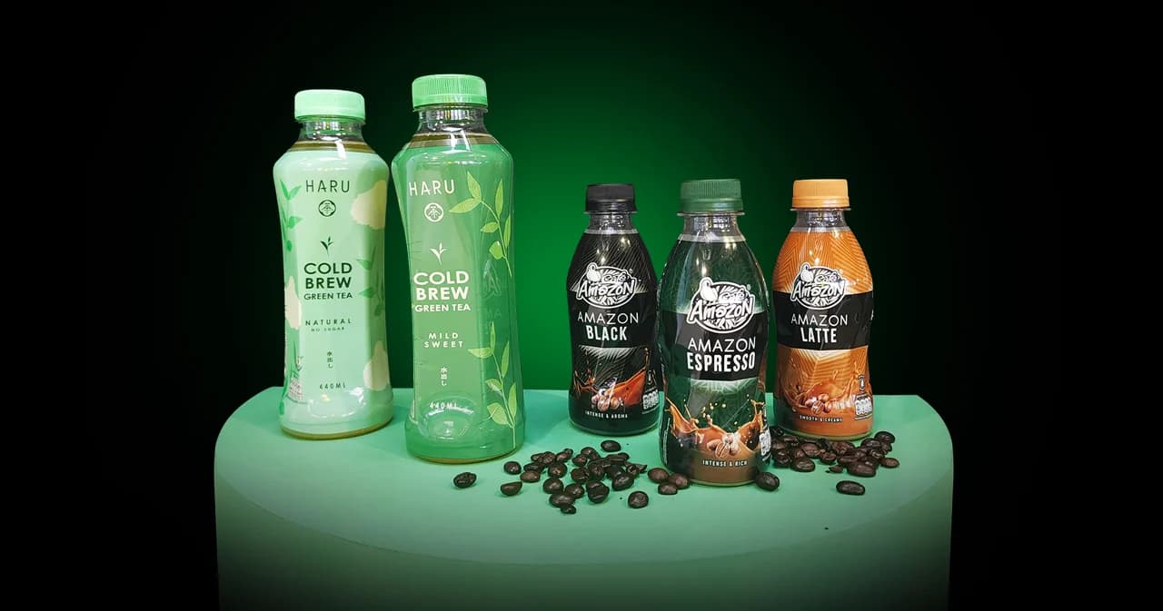 บุญรอด และ OR ยักษ์ใหญ่เครื่องดื่ม ร่วมเปิดตัวกาแฟพร้อมดื่มอเมซอน และ ฮารุ โคลด์บรูว กรีนที บุกตลาดเครื่องดื่มไทย ภายใต้บริษัท Drink Enterprise