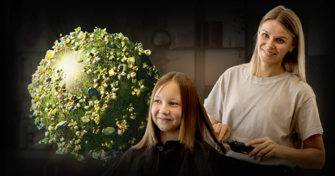 เปลี่ยนเรื่องซุบซิบนินทาในร้านทำผม มาเป็นบทสนทนาช่วยโลกร้อน