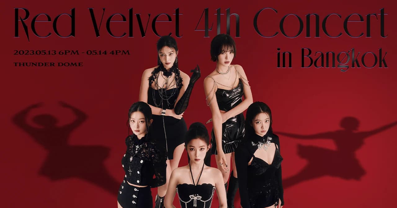 บัตร ‘Red Velvet 4th Concert’ SOLD OUT ทั้ง 2 รอบการแสดง