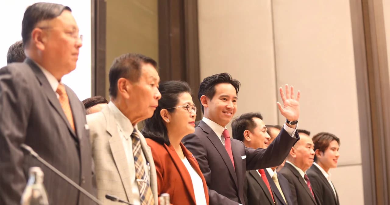 เลือกตั้ง 66 ‘ชัยธวัช’ ก้าวไกล เผยส่ง MOU ให้พรรคร่วมครบแล้ว ไม่มีลงรายละเอียด ม.112