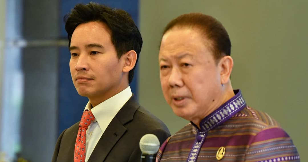 เลือกตั้ง 66 สรุป ‘พิธา’ แถลงหลังหารือสภาหอการค้าฯ ‘สนั่น’ เห็นด้วยขึ้นค่าแรง 450 บาท พร้อมจับเข่าคุยเชิงลึก อยากเห็นตั้งรัฐบาลได้เร็ว