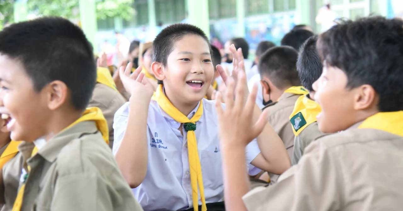 นักเรียน กทม. สนุกร่วมกันได้ในกิจกรรมลูกเสือ แม้ไม่ได้แต่งเครื่องแบบ