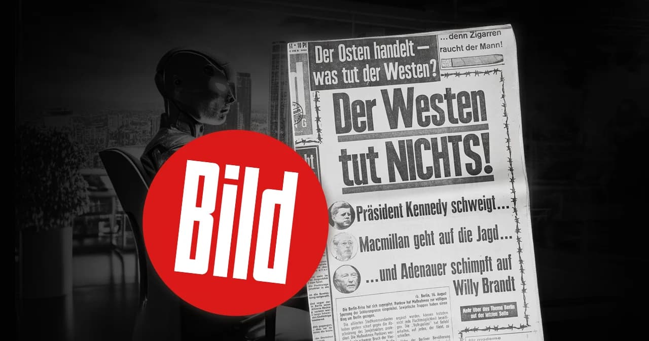 Bild หนังสือพิมพ์แท็บลอยด์เยอรมนี จะใช้ AI แทนบรรณาธิการ