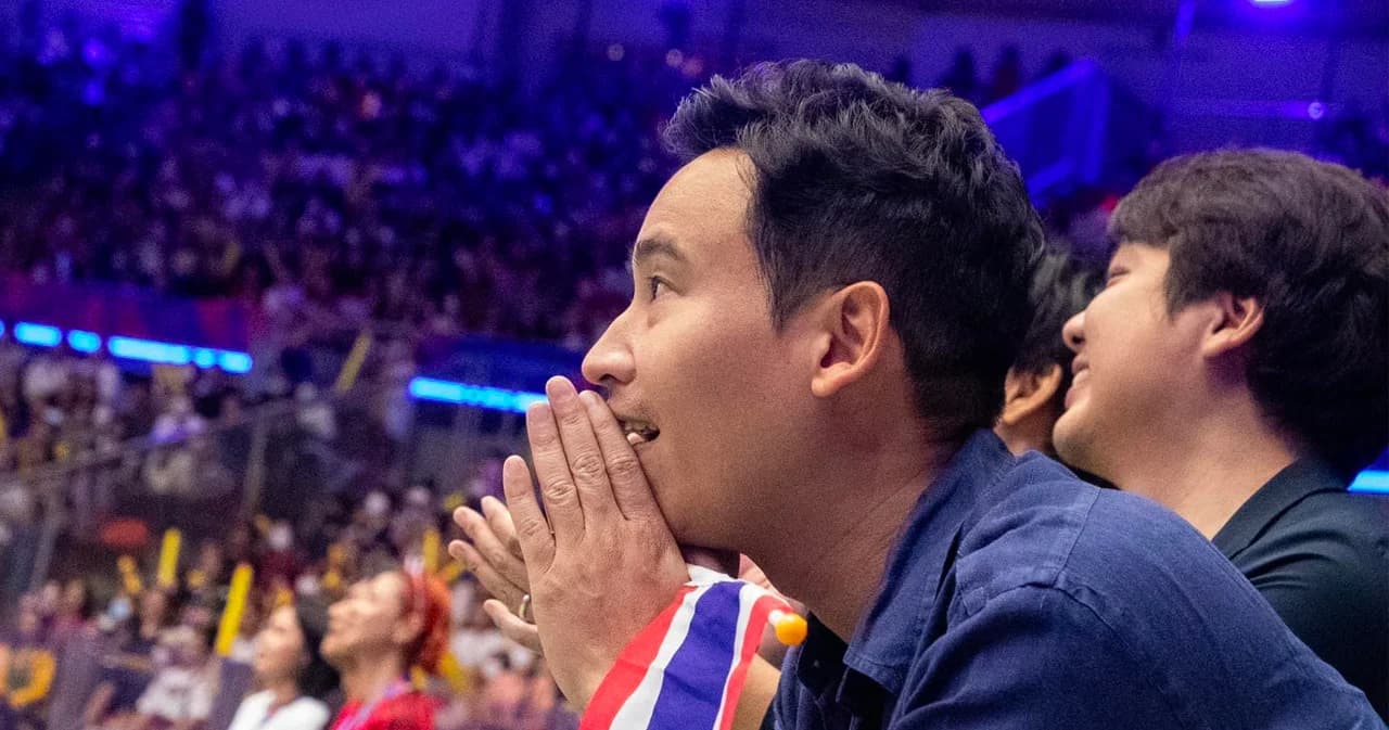 ถ้าเกิดใจเสียเมื่อไหร่ เทคนิคอะไรก็ใช้ไม่ได้ ‘พิธา’ ชมสปิริตวอลเลย์บอลหญิงไทย