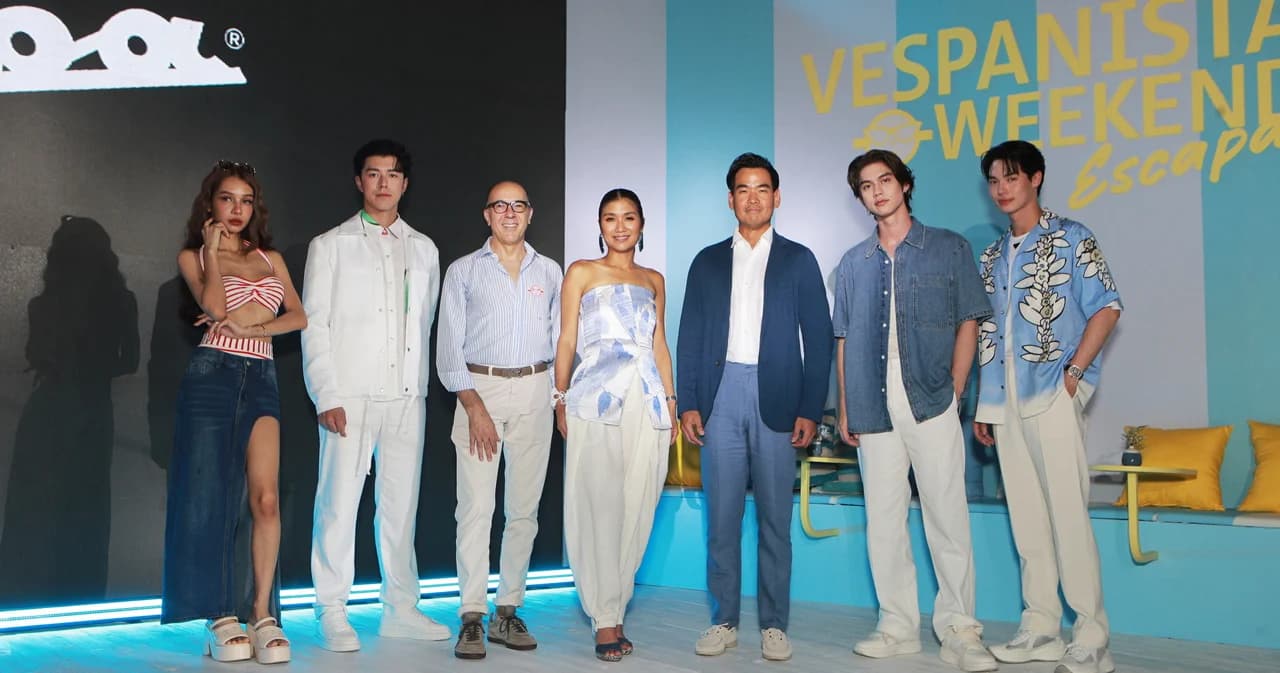VESPA เปิดตัว 4 เวสปิสตี้ครั้งแรกในไทย ไบร์ท-วิน, โบกี้ไลอ้อน และ นาย ณภัทร