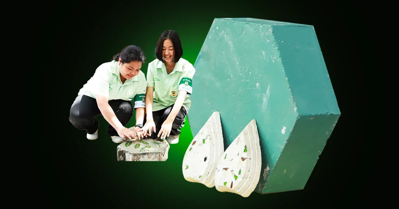 เปลี่ยนขยะเป็นอิฐบล็อก ก้าวเล็กๆ จากต้นกล้าไร้ถัง สู่เกาะพะงันที่ไร้ขยะ