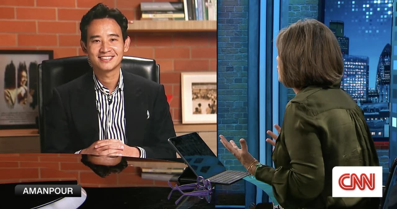 ‘พิธา’ สัมภาษณ์ CNN ไม่เสียใจ ‘ก้าวไกล’ เดินหน้าแก้ไข ม.112 มองโอกาสเป็นนายกฯ ยังเป็นไปได้