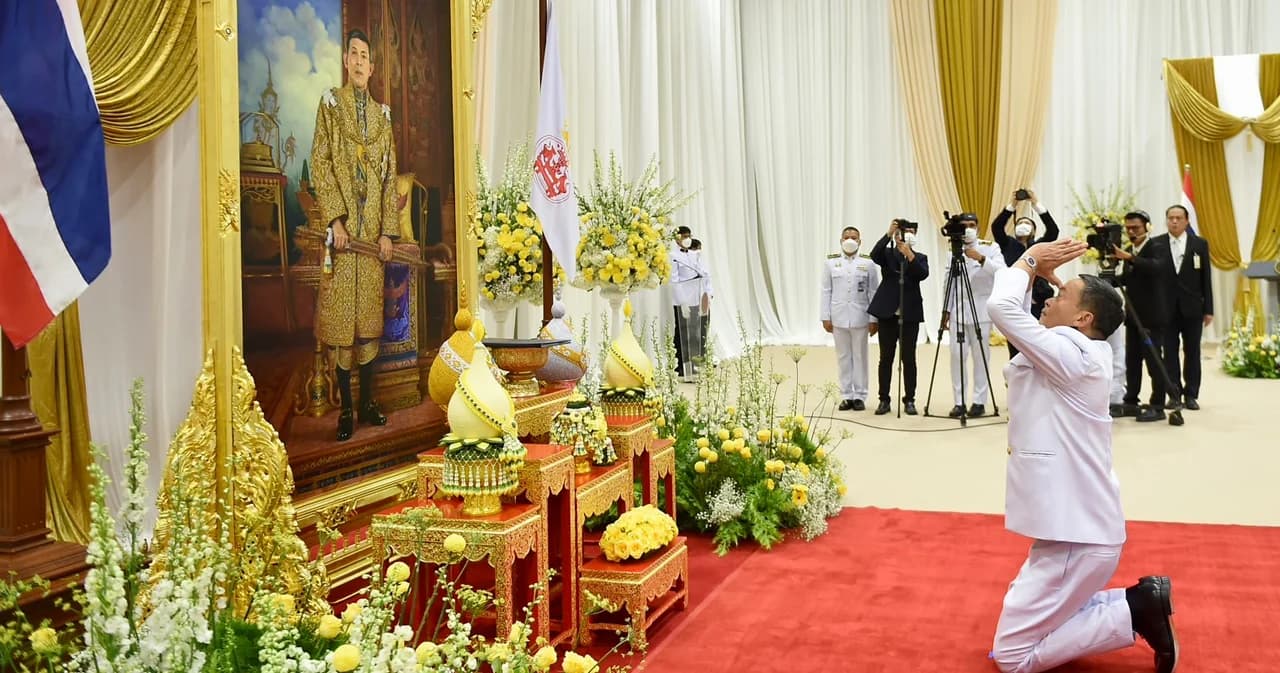 พิธีรับพระบรมราชโองการโปรดเกล้าฯ แต่งตั้ง ‘เศรษฐา ทวีสิน’ เป็นนายกรัฐมนตรี