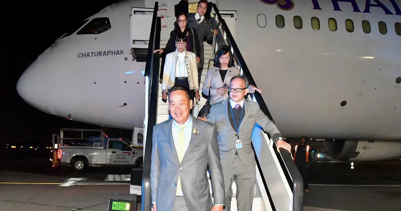 ‘เศรษฐา’ ถึงนครนิวยอร์กแล้ว ‘สมชัย’ โพสต์เปิดชื่อคณะร่วมทีม ระบุไม่ใช่ขรก. 2 ราย