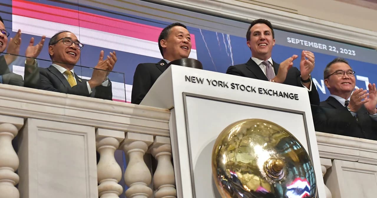 ‘เศรษฐา’ ลั่นระฆัง ตลาดหุ้นนิวยอร์ก ยันพร้อมร่วมมือด้านธุรกิจกับนานาชาติ