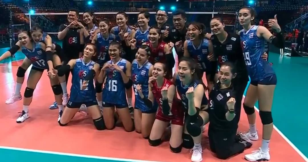 ทัพนักตบสาวไทยเอาชนะเกาหลีใต้ 3 เซตรวด วอลเลย์บอลรอบคัดเลือกโอลิมปิก 2024 ส่งท้ายเจอโคลอมเบีย ขอสู้สุดใจ