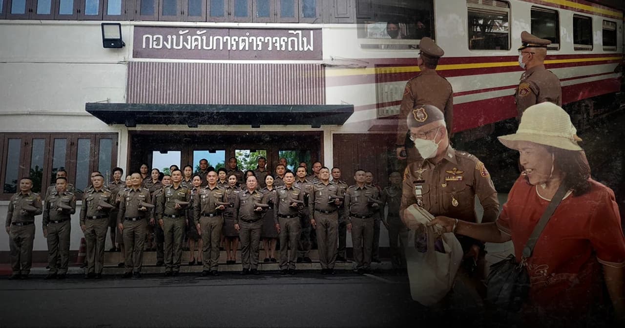 ปิดตำนาน ‘ผู้พิทักษ์ชานชาลา’ ยุบเลิก ‘ตำรวจรถไฟ’ มีผลวันนี้ 17 ต.ค. 66
